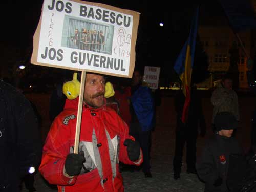 Foto: protest Baia Mare - ziua 3 - Piata Revolutiei (c) eMaramures.ro